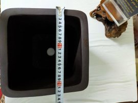 Chậu Vuông Thống Xanh Lá