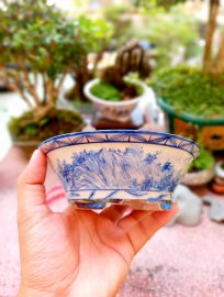 Kt 15x6 chuẩn vẽ tay sơn thủy hữu tình. 