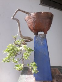 Hoa giấy ghép Cẩm Thạch tím...
