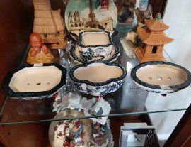 Collection, supper mini Bonsai pot, hand sketch artwork