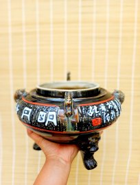 Ang 3 chân cũ kt 30x22, triện mộc đủ