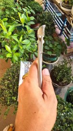 Cạp đa năng thép bạc cao cấp Miki Hananomai nội địa Nhật size 20,5cm