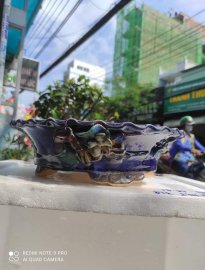 Chậu đắp nổi gốm giả cổ Đồng Nai
