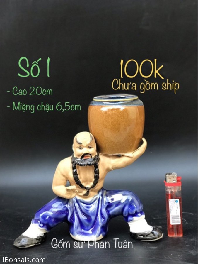Chậu tượng bonsai Mini số 1
