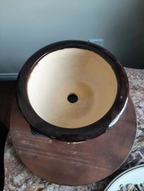 Bonsai pot comes with stand