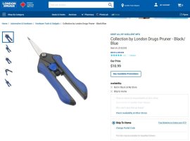 Xcellent Mfg Collection by London Drugs Trimmer Pruner - 15x5x1.5cm