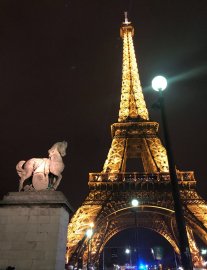 Tháp Eiffel-Paris về đêm