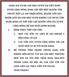 Quỹ vườn cộng đồng 100 triệu tháng 3 năm 2021