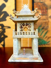 Khuê Văn Các bằng đá được trạm khắc kỹ thuật cao