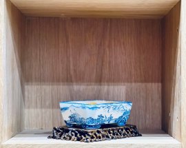 Chậu Damashi vẽ tay Nhật Bản