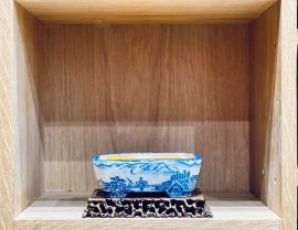 Chậu Damashi vẽ tay Nhật Bản
