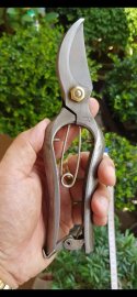 Kéo cắt cành thép trắng kháng rỉ size20 hiệu Kikuwa cao cấp
