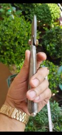 Kéo cắt cành thép trắng kháng rỉ size20 hiệu Kikuwa cao cấp