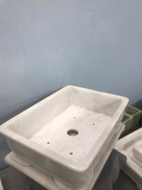 Chậu đá thủ công nguyên khối