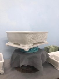 Chậu đá thủ công nguyên khối