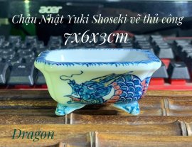 Chậu vẽ tay thủ công Yuki Shoseki giá 2.200k /cái bao ship