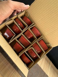 Chậu Bunzan Nguyên hộp màu đỏ 12 cái size 4-5cm luôn hộp giá 1.850k