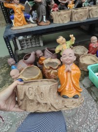 Bộ chậu tượng 3 chiếc