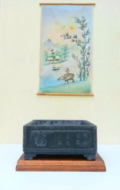 Chậu đá Minh Văn nguyên khối
