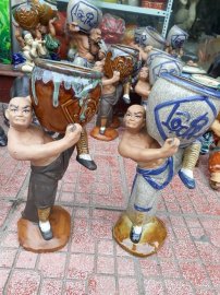 Chậu tượng võ sư