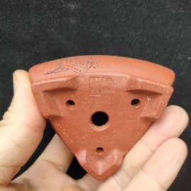 Chậu tam giác điêu khắc thủ công 3 mặt TG002