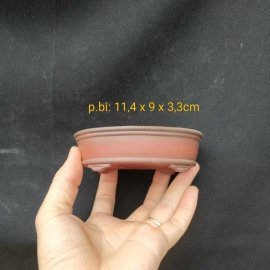 Chậu oval cánh dán, zise nhỏ OV016