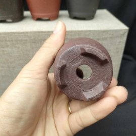 Bộ chậu tử sa tròn, cao T044
