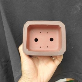 Chậu chữ nhật thủ công, cánh dán; size nhỏ CN031
