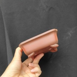 Chậu chữ nhật thủ công, cánh dán; size nhỏ CN031