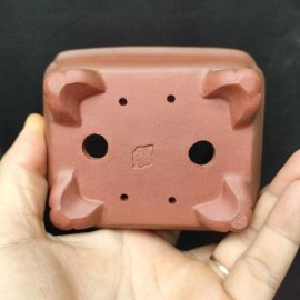 Chậu chữ nhật thủ công, cánh dán; size nhỏ CN031