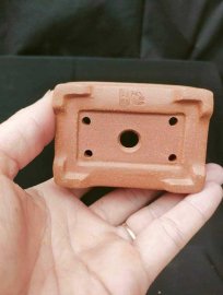Chậu chữ nhật điêu khắc thủ công T030