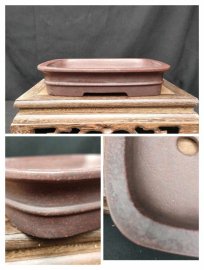 Chậu chữ nhật cạn,miệng loe CN032