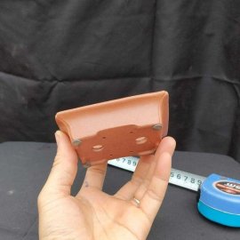 Chậu tử sa chữ nhật thủ công; size nhỏ; quặng thô nguyên bản CN035