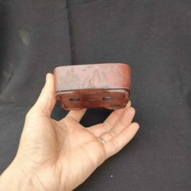 Chậu chữ nhật hoa văn đắp nổi CN037