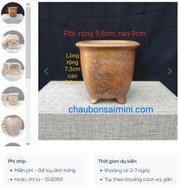 Chậu tử sa điêu khắc thủ công; quặng thô nguyên khoáng V048