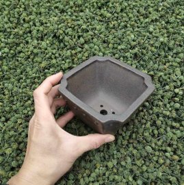 Chậu vuông vat góc, mặt bợm V047