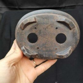 Chậu oval cạn chế tác thủ công; size nhỏ OV002
