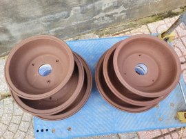 455k/ combo 6 chiếc chậu tròn lỗi thanh lí ạ