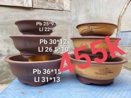455k/ combo 6 chiếc chậu tròn lỗi thanh lí ạ