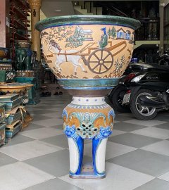 Chậu tròn 60cm, 70cm phủ bì
