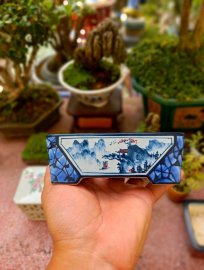 Xả đôn chậu vẽ tay chuẩn nét