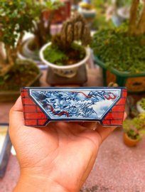 Xả đôn chậu vẽ tay chuẩn nét