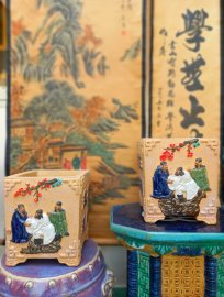 Chậu Tam Anh kết nghĩa vườn đào
