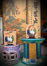 Chậu Tam Anh kết nghĩa vườn đào