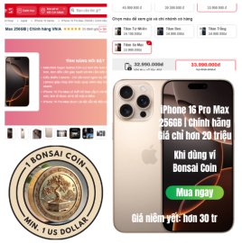 iPhone 16 Pro Max 256GB | Chính hãng