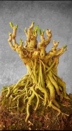 Cây ngũ gia bì hàng bonsai mini bàn trà